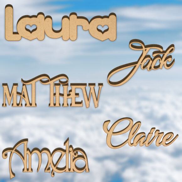 Wooden Name Plaque - Image 4
