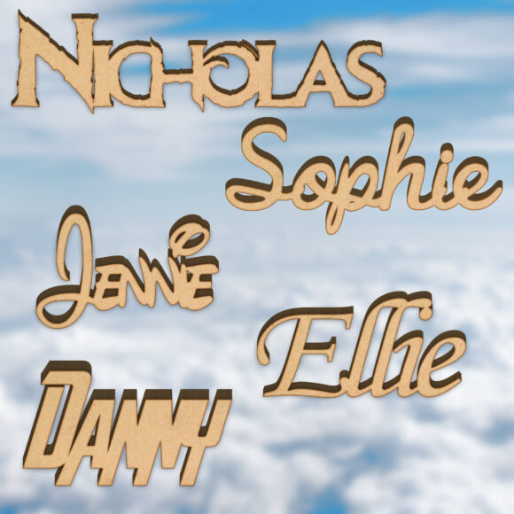 Wooden Name Plaque - Image 2
