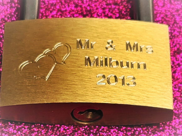 Engraved Love Lock - Image 6
