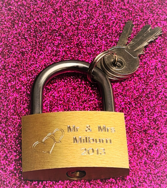 Engraved Love Lock - Image 5