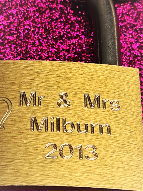 Engraved Love Lock - Image 3