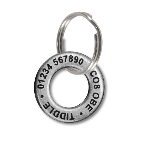 Engraved Washer Pet Tag - Image 2