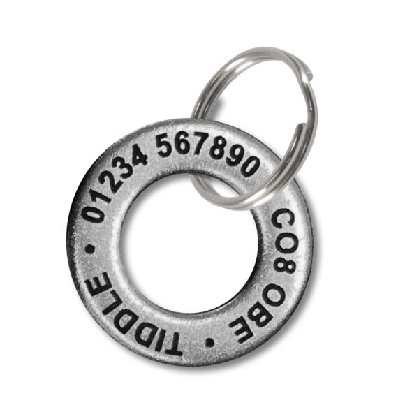 Engraved Washer Pet Tag - Image 3