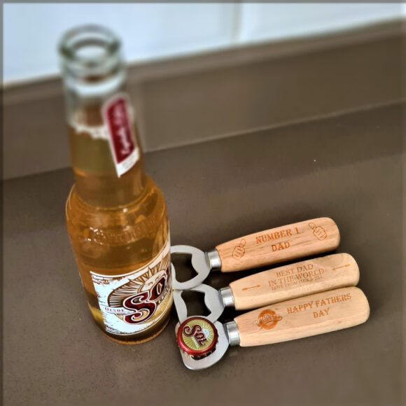 Engraved Wooden Bottle Opener - Image 4