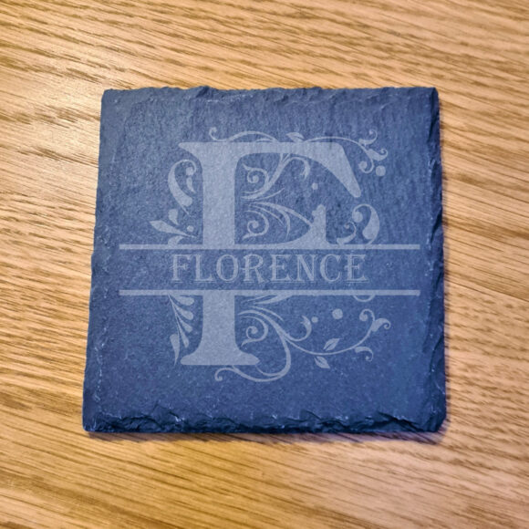 Monogram Slate Coaster - Image 9