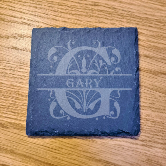 Monogram Slate Coaster - Image 10
