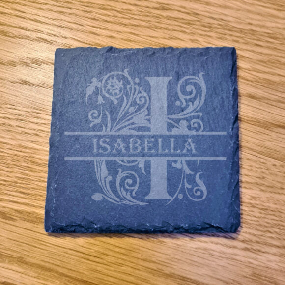 Monogram Slate Coaster - Image 13