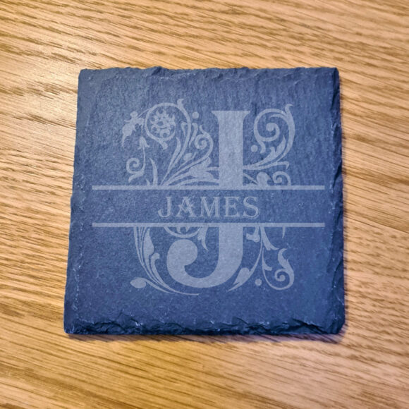Monogram Slate Coaster - Image 14