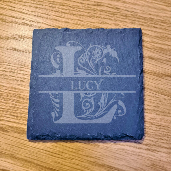 Monogram Slate Coaster - Image 16