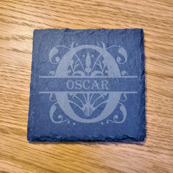 Monogram Slate Coaster - Image 20