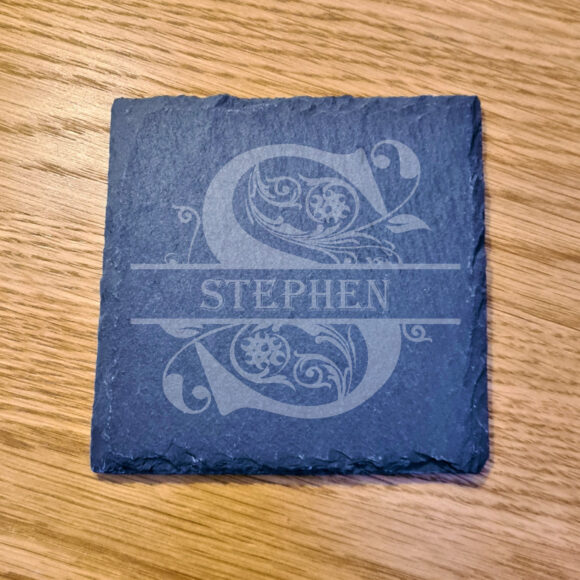 Monogram Slate Coaster - Image 24
