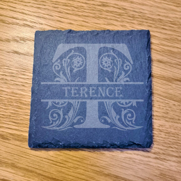Monogram Slate Coaster - Image 25