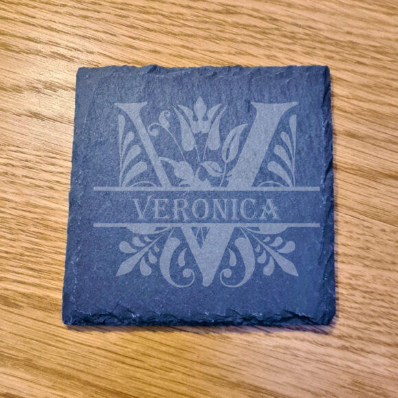 Monogram Slate Coaster - Image 27
