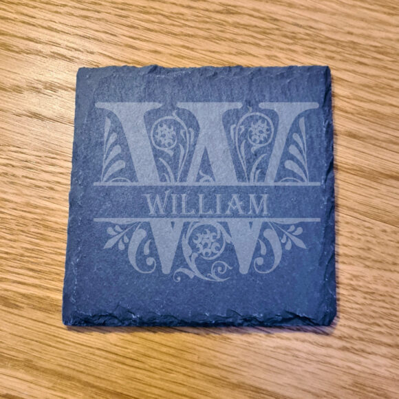 Monogram Slate Coaster - Image 28