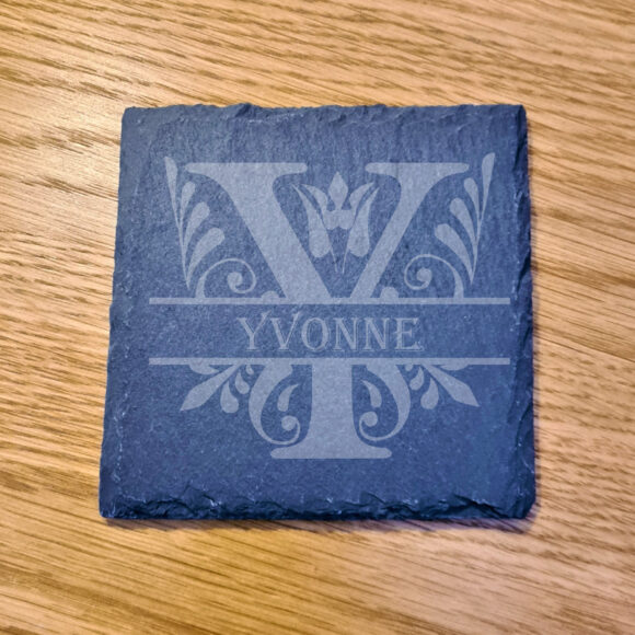 Monogram Slate Coaster - Image 30