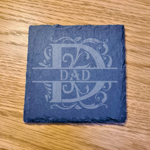 Monogram Slate Coaster - Image 6