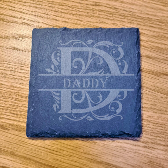 Monogram Slate Coaster - Image 7