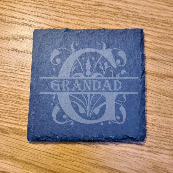 Monogram Slate Coaster - Image 11