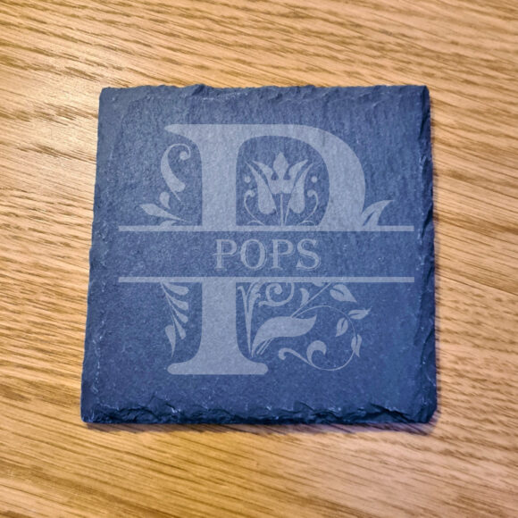 Monogram Slate Coaster - Image 21