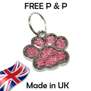 Engraved Pet Paw Tag