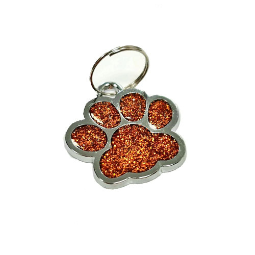 Personalised Puppy Pet Paw ID Tags Dog ID / Cat ID Bling Tag Name ENGRAVING - Image 5