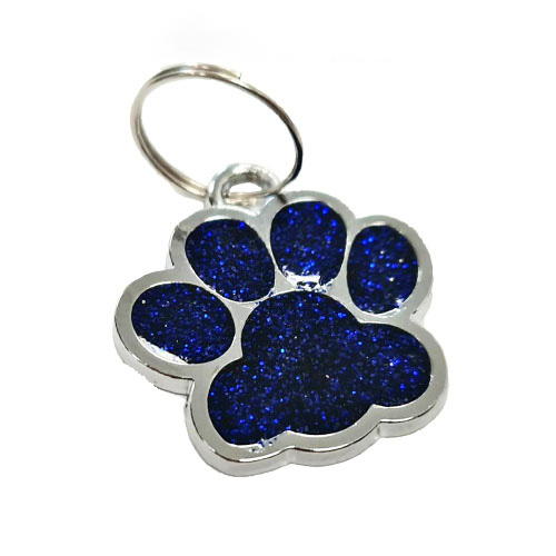 Personalised Puppy Pet Paw ID Tags Dog ID / Cat ID Bling Tag Name ENGRAVING - Image 9