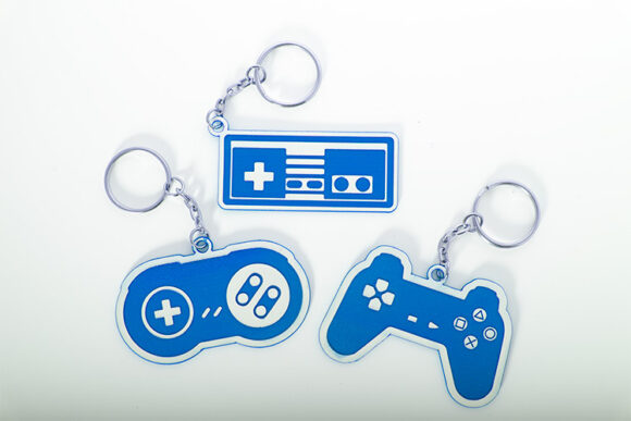 Retro Gaming Controller Keyring