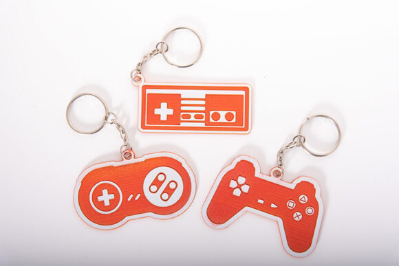 Retro Gaming Controller Keyring - Image 4