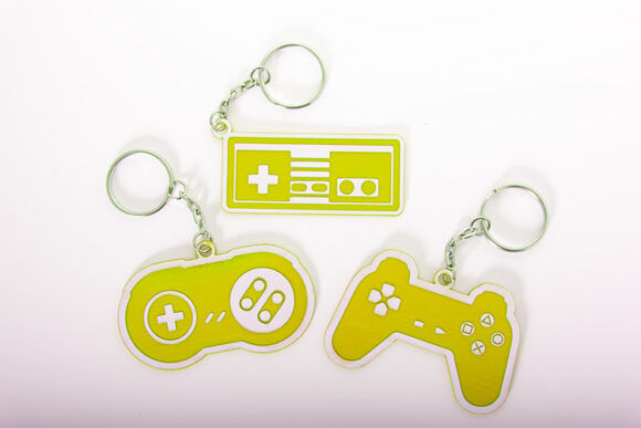 Retro Gaming Controller Keyring - Image 6