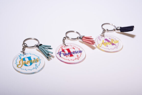 Personalised Acrylic Keyring - Image 3