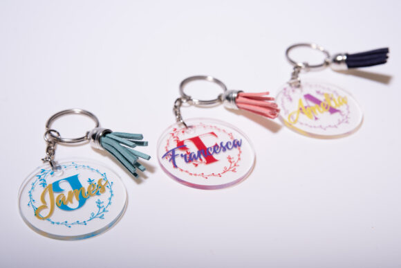 Personalised Acrylic Keyring - Image 4