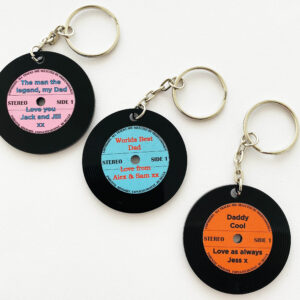 Personalised Acrylic Record Vinyl Keyring