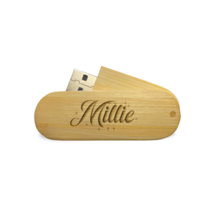 Personalised Wooden Engraved 16Gb 32Gb USB Stick Memory Flash Drive Company Logo)